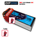 (CN)DXF 6S Lipo Battery 22.2V 100C Graphene 5200mAh Soft Case Battery with EC5 XT90 Connector for Car Truck Tank RC Buggy Truggy Racing Hobby