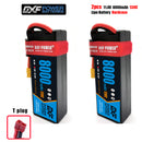 (CN)DXF High Voltage 3S 8000 mAh 11.4V 130C Batteria Lipo ad Alta Capacità Hardcase con XT90 Spina per 1:8 Scala RC Auto, Multi-Rotore RC Aeroplano, RC Elicottero, RC Barca