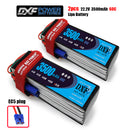 (CN)DXF 6S Lipo Battery 22.2V 60C 3500mAh Soft Case Battery with EC5 XT90 Connector for Car Truck Tank RC Buggy Truggy Racing Hobby