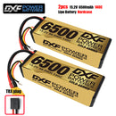 (CN)DXF High Voltage 4S 6500 mAh 15.2 V 140C Batteria Lipo ad Alta Capacità Hardcase con XT90 Spina per 1:8 Scala RC Auto, Multi-Rotore RC Aeroplano, RC Elicottero, RC Barca