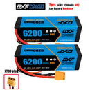 (CN)DXF High Voltage 4S 6200 mAh 14.8V 80C Batteria Lipo ad Alta Capacità Hardcase con XT90 Spina per 1:8 Scala RC Auto, Multi-Rotore RC Aeroplano, RC Elicottero, RC Barca