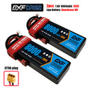 (CN)DXF 2S 8000mAh 7.6V 130C Batteria Lipo ad Alta Capacità Hardcase con XT90 Spina per 1:8 Scala RC Auto, Multi-Rotore RC Aeroplano, RC Elicottero, RC Barca