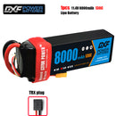 (CN)DXF 3S Lipo Battery 11.4V 130C 8000mAh Soft Case Battery with EC5 XT90 Connector for Car Truck Tank RC Buggy Truggy Racing Hobby