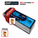 (CN)DXF 6S Lipo Battery 22.2V 60C 4200mAh Soft Case Battery with EC5 XT90 Connector for Car Truck Tank RC Buggy Truggy Racing Hobby