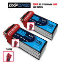 (CN)DXF 6S Lipo Battery 22.2V 100C 3800mAh Soft Case Battery with EC5 XT90 Connector for Car Truck Tank RC Buggy Truggy Racing Hobby