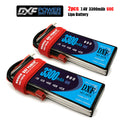 (CN)DXF 2S Lipo Battery 7.4V 60C 3300mAh Soft Case Battery with EC5 XT90 Connector for Car Truck Tank RC Buggy Truggy Racing Hobby