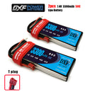 (CN)DXF 2S Lipo Battery 7.4V 50C 3300mAh Soft Case Battery with EC5 XT90 Connector for Car Truck Tank RC Buggy Truggy Racing Hobby