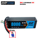 (CN)DXF 6S Lipo Battery 22.8V 130C 8000mAh Soft Case Battery with EC5 XT90 Connector for Car Truck Tank RC Buggy Truggy Racing Hobby