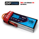 (CN)DXF 3S Lipo Battery 11.1V 60C 3800mAh Soft Case Battery with EC5 XT90 Connector for Car Truck Tank RC Buggy Truggy Racing Hobby