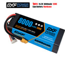 (CN)DXF High Voltage 4S 8000 mAh 15.2V 130C Batteria Lipo ad Alta Capacità Hardcase con XT90 Spina per 1:8 Scala RC Auto, Multi-Rotore RC Aeroplano, RC Elicottero, RC Barca