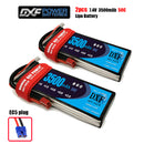 (CN)DXF 2S Lipo Battery 7.4V 50C 3500mAh Soft Case Battery with EC5 XT90 Connector for Car Truck Tank RC Buggy Truggy Racing Hobby