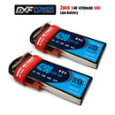 (CN)DXF 2S Lipo Battery 7.4V 60C 4200mAh Soft Case Battery with EC5 XT90 Connector for Car Truck Tank RC Buggy Truggy Racing Hobby