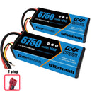 (CN)DXF Lipo Battery 3S 11.1V 6750mAh 100C Hardcase for Rc Truck Drone 1/10 1/8 Scale Traxxas Slash 4x4 RC Car Hard Case