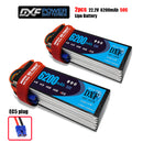 (CN)DXF 6S Lipo Battery 22.2V 50C 6200mAh Soft Case Battery with EC5 XT90 Connector for Car Truck Tank RC Buggy Truggy Racing Hobby