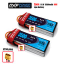 (CN)DXF 3S Lipo Battery 11.1V 60C 3500mAh Soft Case Battery with EC5 XT90 Connector for Car Truck Tank RC Buggy Truggy Racing Hobby