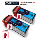(CN)DXF 6S Lipo Battery 22.2V 50C 3500mAh Soft Case Battery with EC5 XT90 Connector for Car Truck Tank RC Buggy Truggy Racing Hobby
