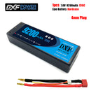 (CN)DXF 4mm 2S 9200mAh 7.6V 130C Batteria Lipo ad Alta Capacità Hardcase con XT90 Spina per 1:8 Scala RC Auto, Multi-Rotore RC Aeroplano, RC Elicottero, RC Barca