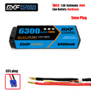 (CN)DXF 5mm 2S 6300mAh 7.6V 140C Batteria LCG Lipo ad Alta Capacità Hardcase con XT90 Spina per 1:8 Scala RC Auto, Multi-Rotore RC Aeroplano, RC Elicottero, RC Barca
