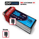 (CN)DXF 6S Lipo Battery 22.2V 50C 3500mAh Soft Case Battery with EC5 XT90 Connector for Car Truck Tank RC Buggy Truggy Racing Hobby