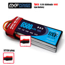 (CN)DXF 3S Lipo Battery 11.1V 100C  6500mAh Soft Case Battery with EC5 XT90 Connector for Car Truck Tank RC Buggy Truggy Racing Hobby