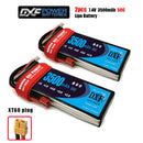 (CN)DXF 2S Lipo Battery 7.4V 50C 3500mAh Soft Case Battery with EC5 XT90 Connector for Car Truck Tank RC Buggy Truggy Racing Hobby