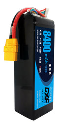 (CN)DXF 6S Lipo Battery 22.2V 120C 8400mAh Soft Case Battery with EC5 XT90 Connector for Car Truck Tank RC Buggy Truggy Racing Hobby