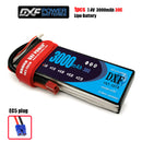 (CN)DXF 2S Lipo Battery 7.4V 30C 3000mAh Soft Case Battery with EC5 XT90 Connector for Car Truck Tank RC Buggy Truggy Racing Hobby