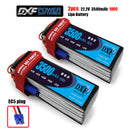 (CN)DXF 6S Lipo Battery 22.2V 100C 3500mAh Soft Case Battery with EC5 XT90 Connector for Car Truck Tank RC Buggy Truggy Racing Hobby