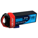 (CN)DXF 4S Lipo Battery 14.8V 100C10000mAh Soft Case Battery with EC5 XT90 Connector for Car Truck Tank RC Buggy Truggy Racing Hobby