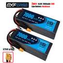 (CN)DXF 4S 7000 mAh 14.8 V 60C Batteria Lipo ad Alta Capacità Hardcase con XT90 Spina per 1:8 Scala RC Auto, Multi-Rotore RC Aeroplano, RC Elicottero, RC Barca