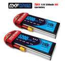 (CN)DXF 3S Lipo Battery 11.1V 80C 5200mAh Soft Case Battery with EC5 XT90 Connector for Car Truck Tank RC Buggy Truggy Racing Hobby