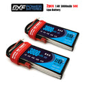 (CN)DXF 2S Lipo Battery 7.4V 50C 3800mAh Soft Case Battery with EC5 XT90 Connector for Car Truck Tank RC Buggy Truggy Racing Hobby