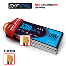 (CN)DXF 3S Lipo Battery 11.1V 60C 3300mAh Soft Case Battery with EC5 XT90 Connector for Car Truck Tank RC Buggy Truggy Racing Hobby