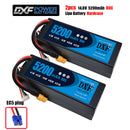 (CN)DXF High Voltage 4S 5200 mAh 14.8V 80C Batteria Lipo ad Alta Capacità Hardcase con XT90 Spina per 1:8 Scala RC Auto, Multi-Rotore RC Aeroplano, RC Elicottero, RC Barca