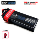 (CN)DXF 2S 8000mAh 7.4V 110C Batteria Lipo ad Alta Capacità Hardcase con XT90 Spina per 1:8 Scala RC Auto, Multi-Rotore RC Aeroplano, RC Elicottero, RC Barca