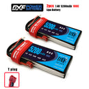 (CN)DXF 2S Lipo Battery 7.4V 100C 5200mAh Soft Case Battery with EC5 XT90 Connector for Car Truck Tank RC Buggy Truggy Racing Hobby