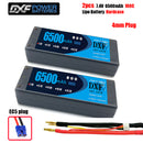 (CN)DXF 4mm 2S 6500mAh 7.4V 100C Batteria Lipo ad Alta Capacità Hardcase con XT90 Spina per 1:8 Scala RC Auto, Multi-Rotore RC Aeroplano, RC Elicottero, RC Barca