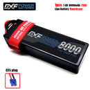 (CN)DXF 2S 8000mAh 7.4V 110C Batteria Lipo ad Alta Capacità Hardcase con XT90 Spina per 1:8 Scala RC Auto, Multi-Rotore RC Aeroplano, RC Elicottero, RC Barca