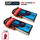 (CN)DXF 2S Lipo Battery 7.4V 60C 3500mAh Soft Case Battery with EC5 XT90 Connector for Car Truck Tank RC Buggy Truggy Racing Hobby