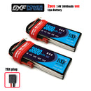 (CN)DXF 2S Lipo Battery 7.4V 60C 3800mAh Soft Case Battery with EC5 XT90 Connector for Car Truck Tank RC Buggy Truggy Racing Hobby