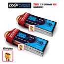 (CN)DXF 3S Lipo Battery 11.1V 50C 3500mAh Soft Case Battery with EC5 XT90 Connector for Car Truck Tank RC Buggy Truggy Racing Hobby