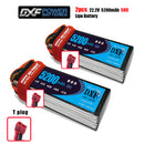 (CN)DXF 6S Lipo Battery 22.2V 50C 5200mAh Soft Case Battery with EC5 XT90 Connector for Car Truck Tank RC Buggy Truggy Racing Hobby