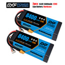 (CN)DXF 4S 8400 mAh 14.8V 120C Batteria Lipo ad Alta Capacità Hardcase con XT90 Spina per 1:8 Scala RC Auto, Multi-Rotore RC Aeroplano, RC Elicottero, RC Barca
