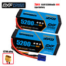 (CN)DXF 4S 5200 mAh 14.8V 60C Batteria Lipo ad Alta Capacità Hardcase con XT90 Spina per 1:8 Scala RC Auto, Multi-Rotore RC Aeroplano, RC Elicottero, RC Barca