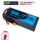 (CN)DXF 4S 7000 mAh 14.8 V 60C Batteria Lipo ad Alta Capacità Hardcase con XT90 Spina per 1:8 Scala RC Auto, Multi-Rotore RC Aeroplano, RC Elicottero, RC Barca