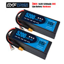 (CN)DXF High Voltage 4S 5200 mAh 14.8V 80C Batteria Lipo ad Alta Capacità Hardcase con XT90 Spina per 1:8 Scala RC Auto, Multi-Rotore RC Aeroplano, RC Elicottero, RC Barca