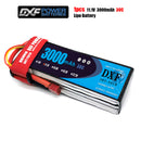 (CN)DXF 3S Lipo Battery 11.1V 30C 3000mAh Soft Case Battery with EC5 XT90 Connector for Car Truck Tank RC Buggy Truggy Racing Hobby