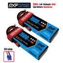 (CN)DXF 2S 7000mAh 7.4V 100C Batteria Lipo ad Alta Capacità Hardcase con XT90 Spina per 1:8 Scala RC Auto, Multi-Rotore RC Aeroplano, RC Elicottero, RC Barca