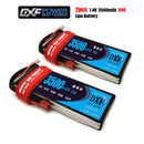 (CN)DXF 2S Lipo Battery 7.4V 50C 3500mAh Soft Case Battery with EC5 XT90 Connector for Car Truck Tank RC Buggy Truggy Racing Hobby