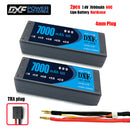 (CN)DXF 4mm 2S 7000mAh 7.4V 60C Batteria Lipo ad Alta Capacità Hardcase con XT90 Spina per 1:8 Scala RC Auto, Multi-Rotore RC Aeroplano, RC Elicottero, RC Barca